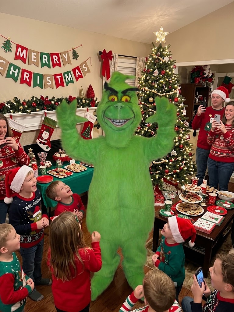 Mascot Grinch Lookalike